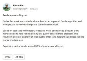 Google Announce Panda 4