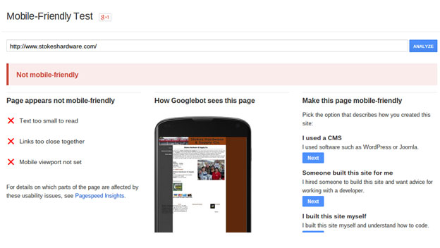 WebWize - SEO Tips - Google Mobile Ready Algorithm Change