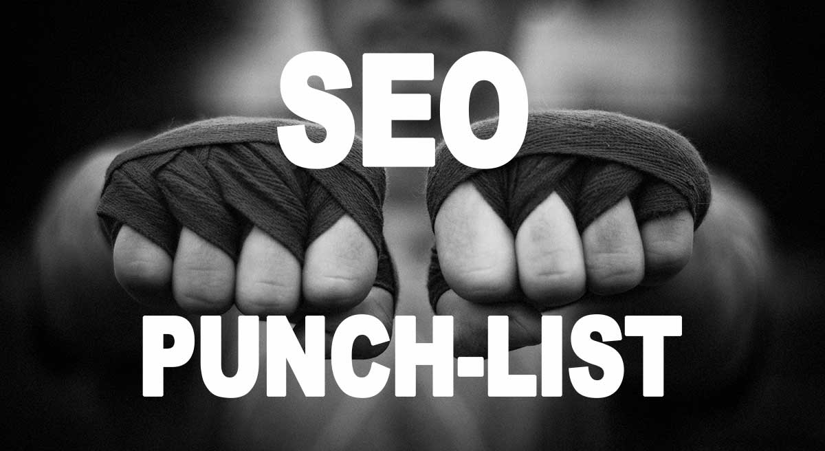 8 SEO Punch-list Items for 2019